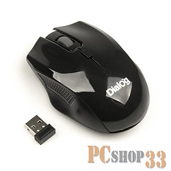Мышь Мышь MROP-04UB BLACK Dialog Pointer RF 2.4G Optical - 3 кнопки + ролик прокрутки, USB, черная блистер