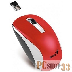 Мышь Genius NX-7010 WH+Red Metallic style. 2.4Ghz wireless BlueEye mouse 1200 dpi powerful BlueEye 31030114111
