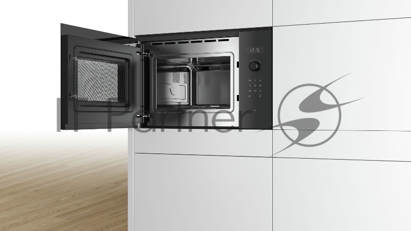 Микроволновая Печь Bosch BFL554MB0 20л. 900Вт черный (встраиваемая)