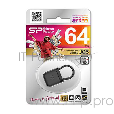 Носитель информации Silicon Power USB Drive 32Gb Jewel J05 SP032GBUF3J05V1K {USB3.0, Black}