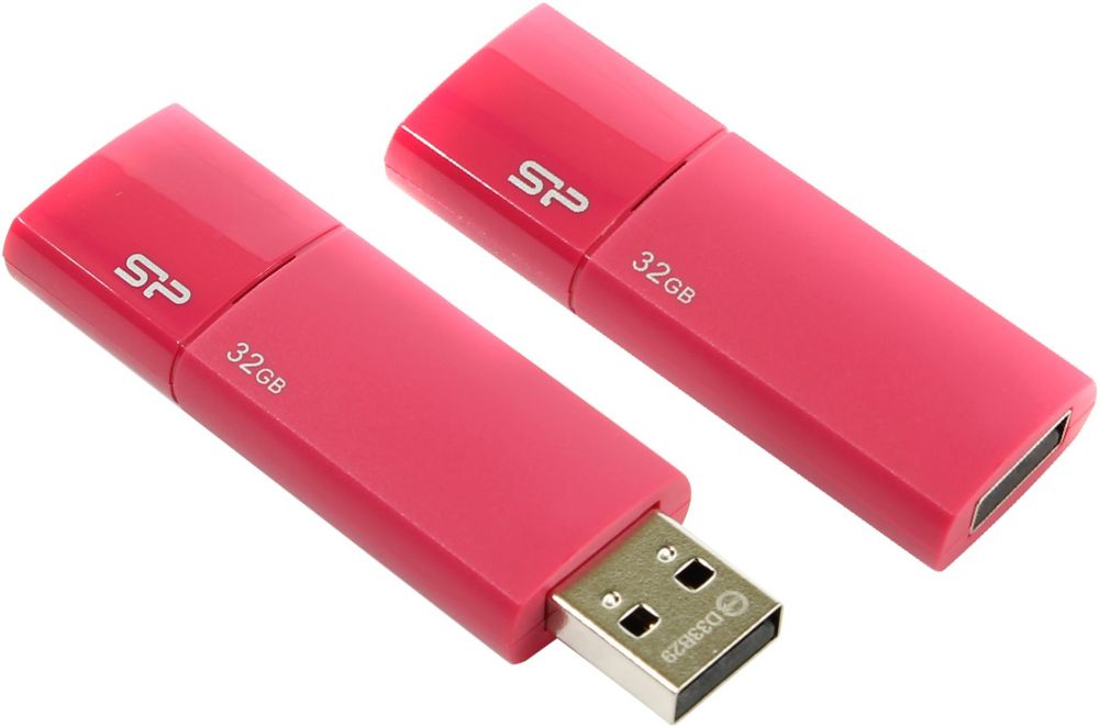 Флеш накопитель 32GB Silicon Power Ultima U05, USB 2.0, Розовый