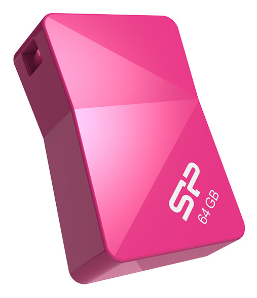 Флеш Диск Silicon Power 64Gb Touch T08 SP064GBUF2T08V1H USB2.0 розовый
