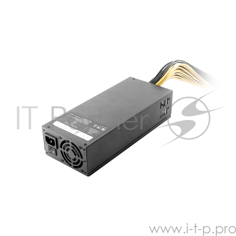 Блок питания 3Cott 3C-PSU-2000-BTC-A1, 80+ Gold, APFC, для ASIC майнинга, 12 x +12В с P6, длина кабеля 600мм, 2x60mm вентилятор, 1,5m кабель питания