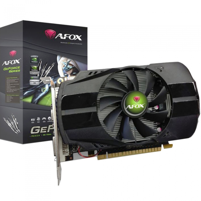Видеокарта PCI-E 16x AFOX AF730-2048D5H5 NVIDIA Geforce GT730 2GB GDDR5 128Bit DVI HDMI VGA LP Single Fan