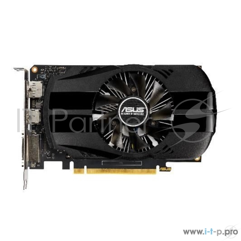 Видеокарта 4Gb <PCI-E> ASUS PH-GTX1650-4G <GTX 1650, GDDR5, 128bit, DVI, HDMI, DP, Retail>
