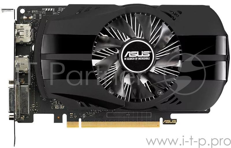 Видеокарта 4Gb <PCI-E> ASUS PH-GTX1650-4G <GTX 1650, GDDR5, 128bit, DVI, HDMI, DP, Retail>