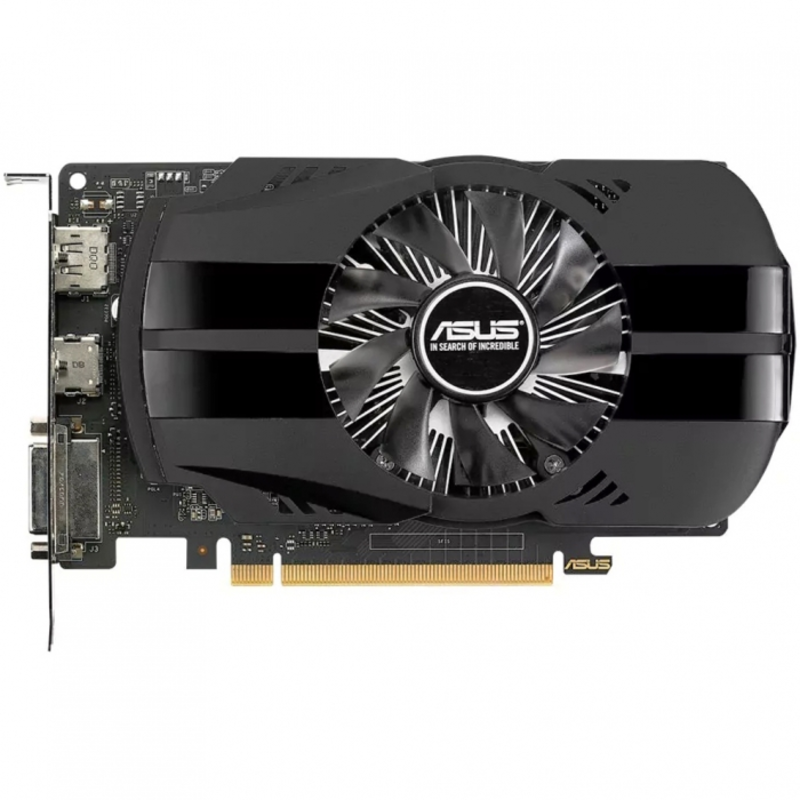 Видеокарта 4Gb <PCI-E> ASUS PH-GTX1650-4G <GTX 1650, GDDR5, 128bit, DVI, HDMI, DP, Retail>