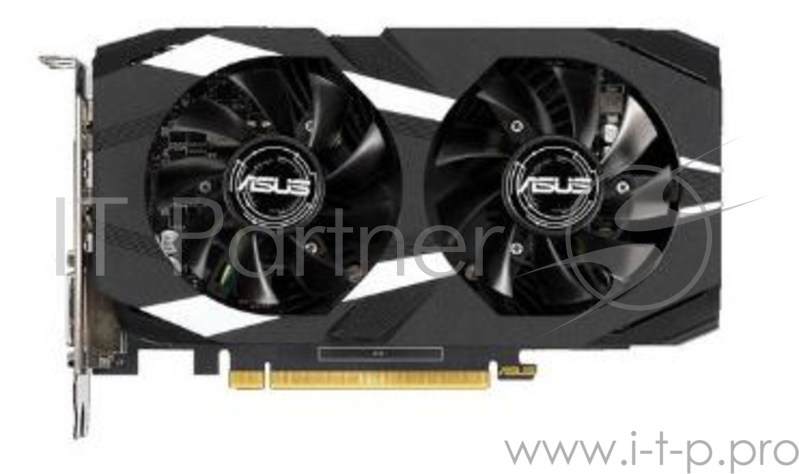 Видеокарта Asus PCI-E DUAL-GTX1650-O4G nVidia GeForce GTX 1650 4096Mb 128bit GDDR5 1485/8002 DVIx1/HDMIx1/DPx1/HDCP Ret