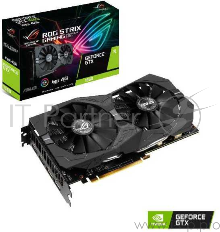 Видеокарта ASUS ROG-STRIX-GTX1650-A4G-GAMING <GTX 1650, 4Gb GDDR5, 128bit, 2xHDMI, 2xDP, <PCI-E> Retail>