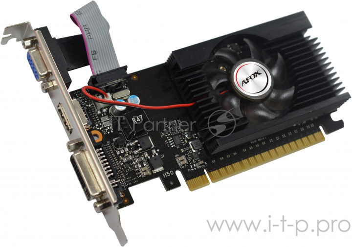 Видеокарта AFOX Geforce GT710 1GB DDR3 64Bit DVI HDMI VGA LP Single Fan