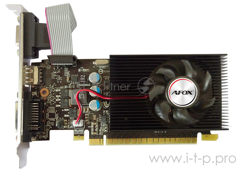 Видеокарта AFOX Geforce GT730 1GB DDR3 128Bit DVI HDMI VGA LP Single Fan