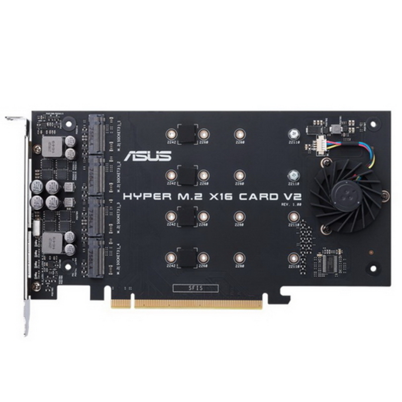 Внутренний адаптер для создания массивов RAID HYPER M.2 X16 CARD V2 {10}