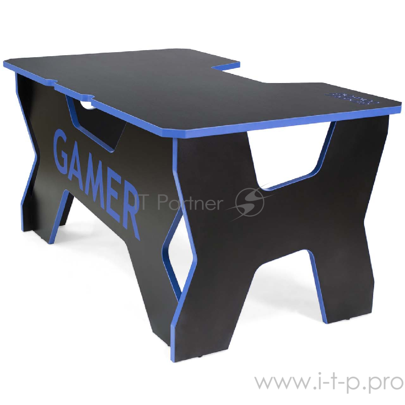 Игровой стол Generic Comfort Gamer2/DS/NB чёрно-синий (ЛДСП Е1,150 x 90 x 75)