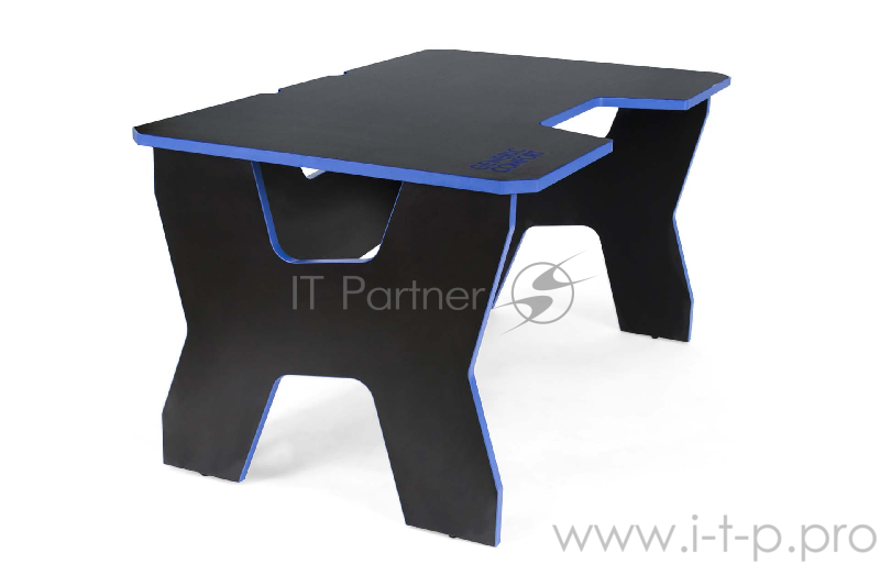 Игровой стол Generic Comfort Gamer2/DS/NB чёрно-синий (ЛДСП Е1,150 x 90 x 75)