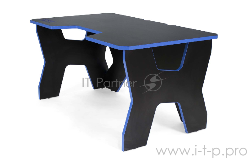 Игровой стол Generic Comfort Gamer2/DS/NB чёрно-синий (ЛДСП Е1,150 x 90 x 75)