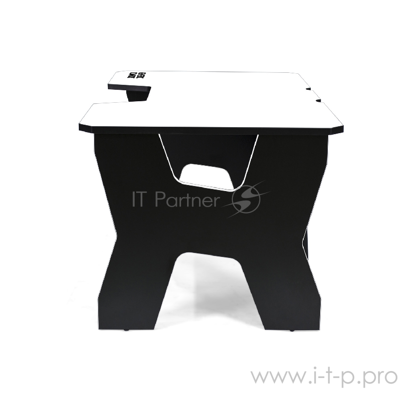 Игровой стол Generic Comfort Gamer2/NW бело-чёрный (ЛДСП Е1,150 x 90 x 75)