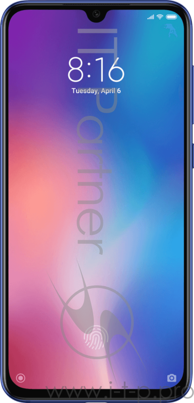 Смартфон Xiaomi Mi 9T Glacier Blue (M1903F10G), 6.39'' 1080x2340, 2.2GHz+1.8GHz, 8 Core, 6GB RAM, 64GB, 48 МП+13 МП + 8 МП/20Mpix, 2 Sim, 2G, 3G, LTE, BT, WiFi 802.11 a/b/g/n/ac, NFC, GPS, Type-C, 4000mAh, Android 9.0 (Pie), 191 г, 156,7 ммx74,3 ммx8