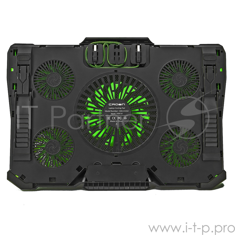 Подставка для ноутбука CROWN CMLS-k332 GREEN