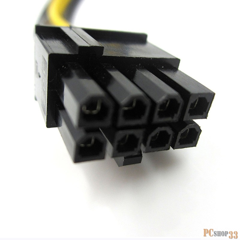 Кабель-переходник питания PATA HDD/SATA->8-pin 12В разъем на видеокарте ORIENT C578 (0.15м)