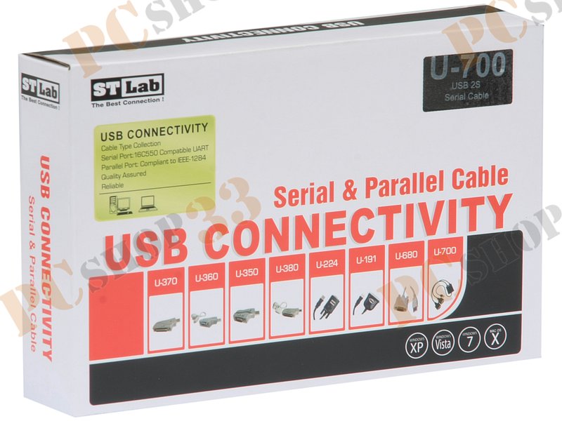 Кабель-переходник USB->2xCOM STLab U-700 (0.53м)