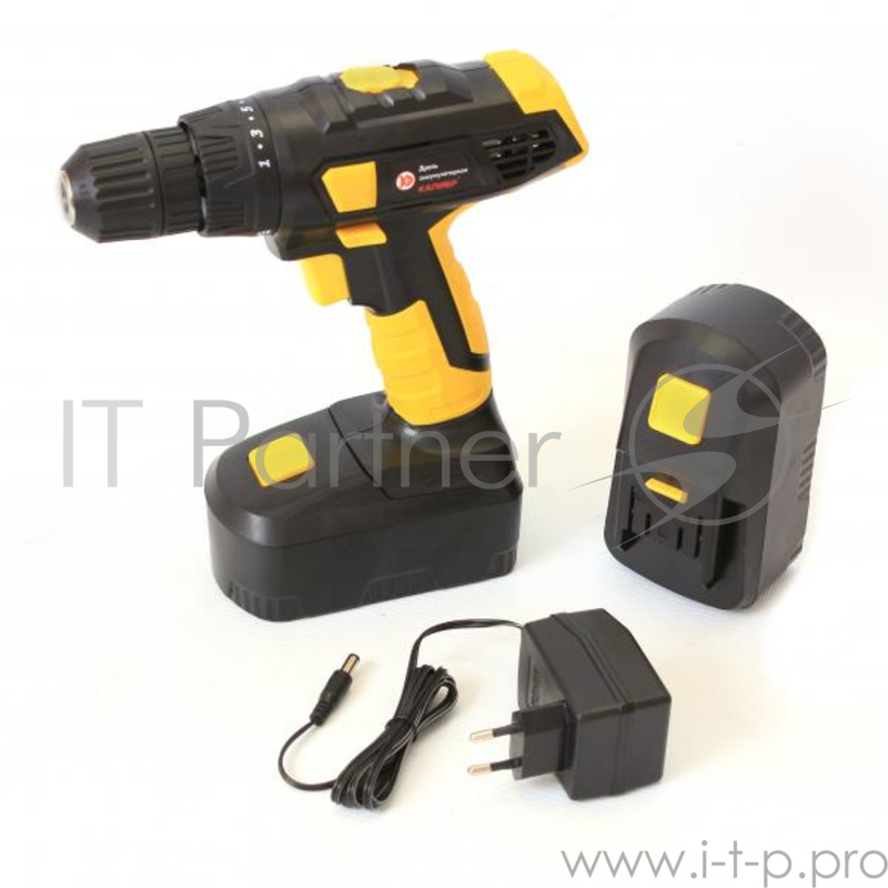 Аккумуляторная дрель КАЛИБР ДА-12/2+ Ni-Cd 2акк. Ni-Cd/12В/20Нм. 2скорости. зарядное устройство USB