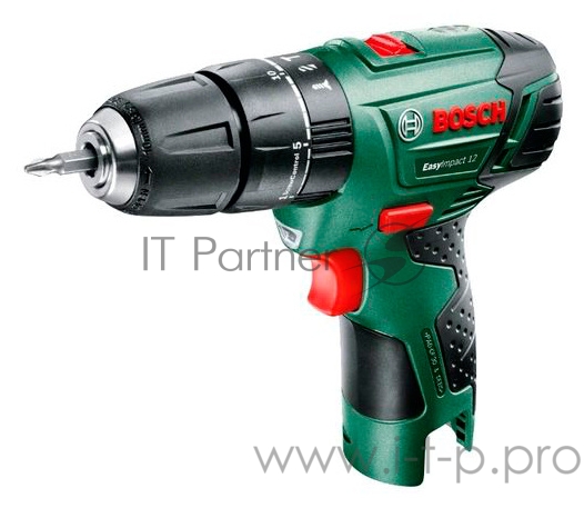 Дрель-шуруповерт ударная Bosch EasyImpact 12 аккум. патрон:быстрозажимной