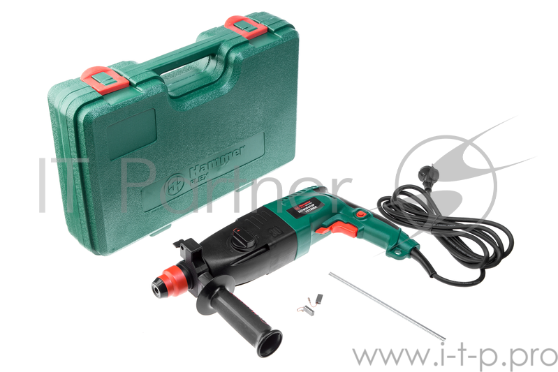 Перфоратор Hammer Flex PRT800A 29266 137-010 {Перфоратор 800 Вт SDS+ 26мм 0-780об/мин 2.6Дж 3 режима кейс}