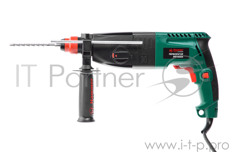 Перфоратор Hammer Flex PRT800A 29266 137-010 {Перфоратор 800 Вт SDS+ 26мм 0-780об/мин 2.6Дж 3 режима кейс}