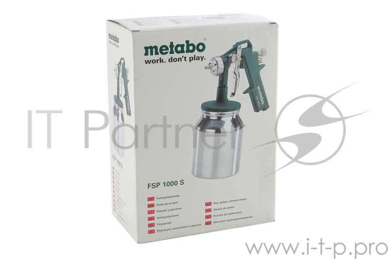 Краскопульт для компрессора METABO FSP 1000 S (601576000) н/бачок 240л/мин