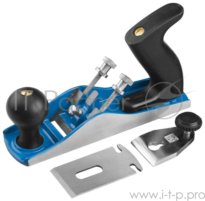 Рубанок ЗУБР 18500 ЭКСПЕРТ металлический, литой, с регулируемым лезвием 45мм, 210х55мм