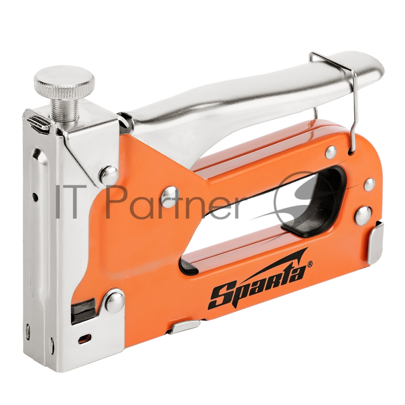 Степлер SPARTA 42002 мебельный регулируемый со скобами 200шт тип скобы №53 6-14мм