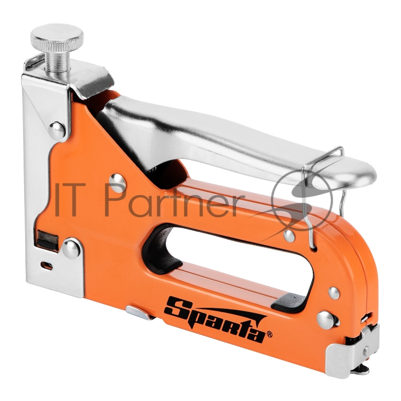 Степлер SPARTA 42002 мебельный регулируемый со скобами 200шт тип скобы №53 6-14мм