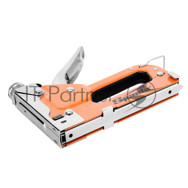 Степлер SPARTA 42002 мебельный регулируемый со скобами 200шт тип скобы №53 6-14мм