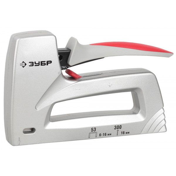Степлер для скоб ЗУБР Профессионал 31523_z01 3-в-1: тип 53 (6-16 мм) / 300 (16 мм) / 500 (16 мм)