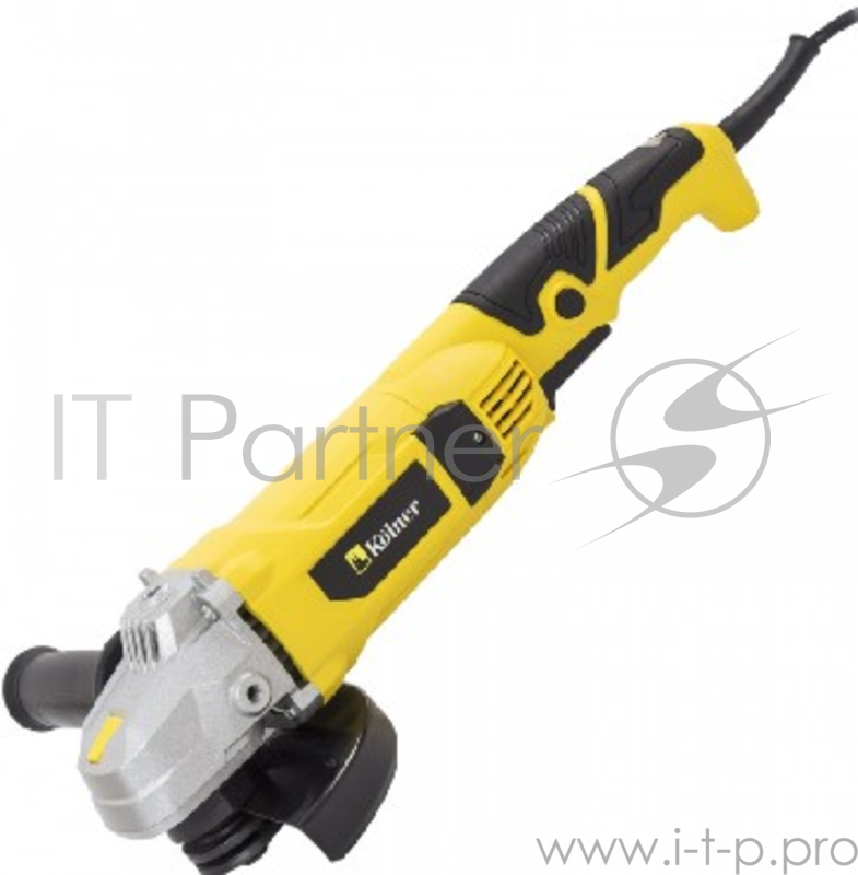 Шлифовальная машина KOLNER KAG 125/950 Потребляемая мощность 950 Вт, Напряжение сети/Частота 220±10%/50 В/Гц, Число оборотов на холостом ходу 12 000 об/мин, Посадочный размер 22,2 мм, Диаметр отрезного диска 125 мм, Габаритные размеры упаковки 36х12,