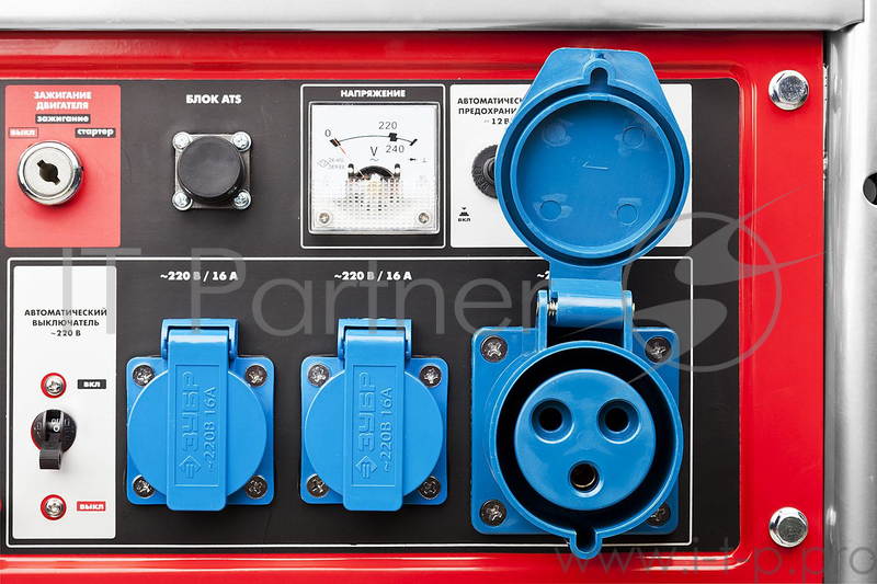 Бензиновый генератор ЗУБР ЗЭСБ-6200-ЭА 6200/5700Вт 220/12В 4ткт ручной и эл.пуск автопуск