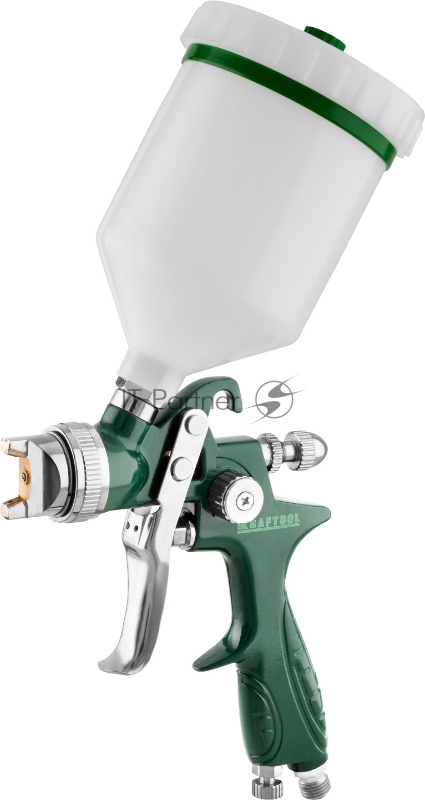 Краскопульт пневматический KRAFTOOL AirKraft 06522-1.4 hvlp c верхним бачком 1.4мм
