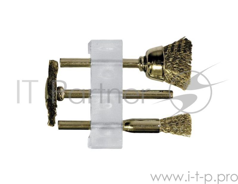 Кордщетка FIT 36904 латунированные набор 3шт.