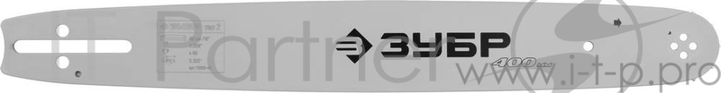 Шина цепной пилы ЗУБР 70202-40 УНИВЕРСАЛ для бензопил тип 2 шаг 0.325 паз 0.058 длина 16'' 40см