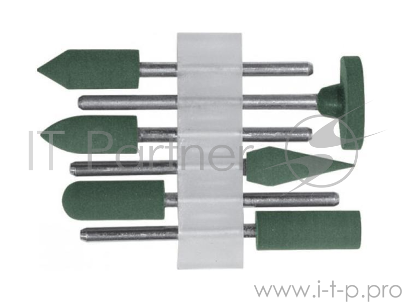 Насадка FIT 36923 насадки резиновые полировальные мелкой зернистости набор 6шт.