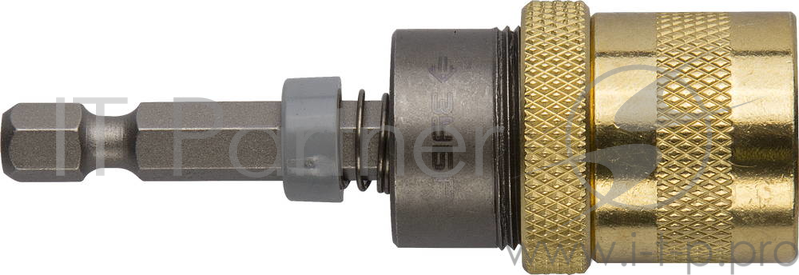 Адаптер ЗУБР ЭКСПЕРТ 26753-60 магнитный для бит фиксатор ограничитель глубины вворачивания 60мм