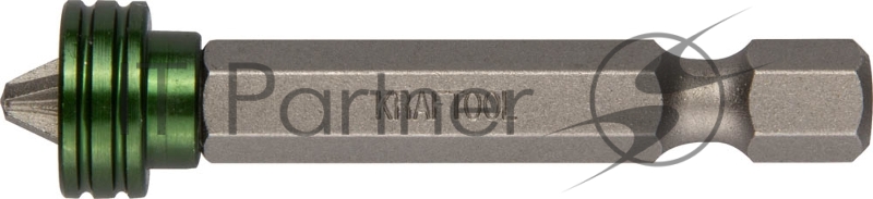 Бита KRAFTOOL ЕХPERT 26128-2-50-1 с магнитным держателем-ограничителем E 1/4'' PH2 50 мм 1 шт