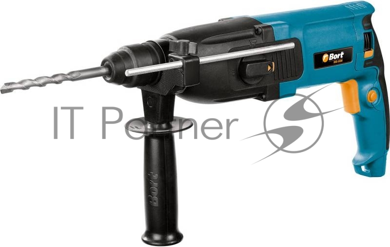 Перфораторы Bort BHD-800N Перфоратор электрический 93724672 { SDS+, 800 Вт, 3 Дж, 1100 об/мин, 5000 уд/мин, 3 кг, набор аксессуаров 10 шт, сверление, сверление + удар, долбление }