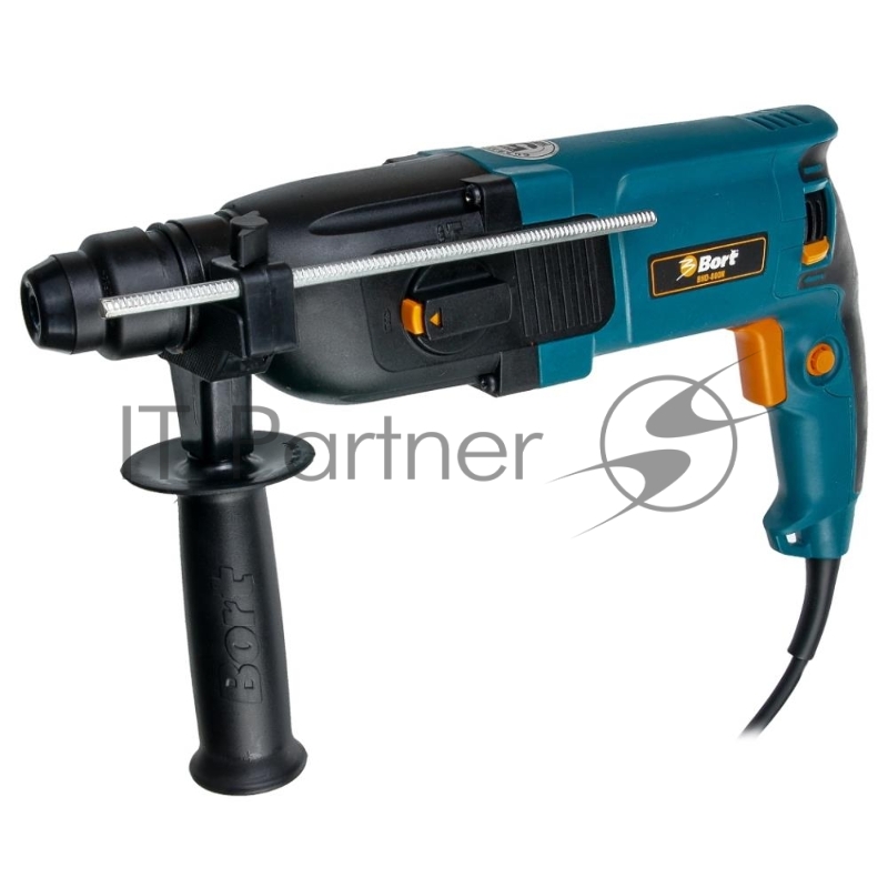 Перфораторы Bort BHD-800N Перфоратор электрический 93724672 { SDS+, 800 Вт, 3 Дж, 1100 об/мин, 5000 уд/мин, 3 кг, набор аксессуаров 10 шт, сверление, сверление + удар, долбление }