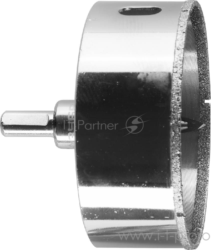 Коронка алмазная ЗУБР 29850-90 ЭКСПЕРТ в сборе по кафелю керамике P60 90мм