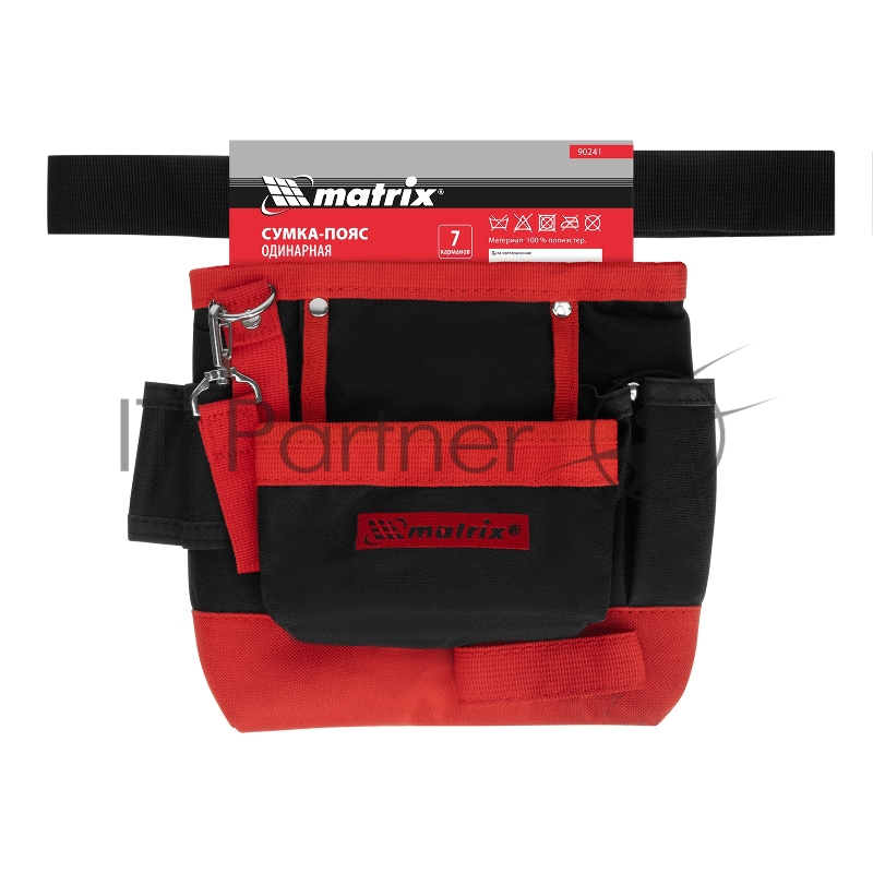 Сумка MATRIX 90241 на пояс одинарная 7карманов