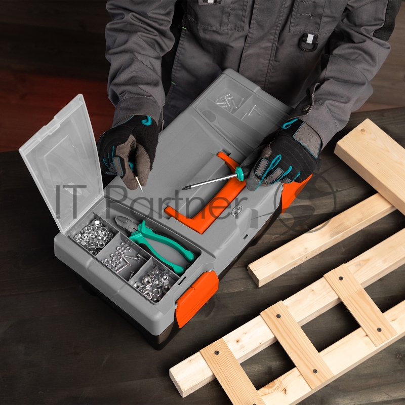 Ящик STELS 90705 для инструмента 500х260х260мм 20'' пластик