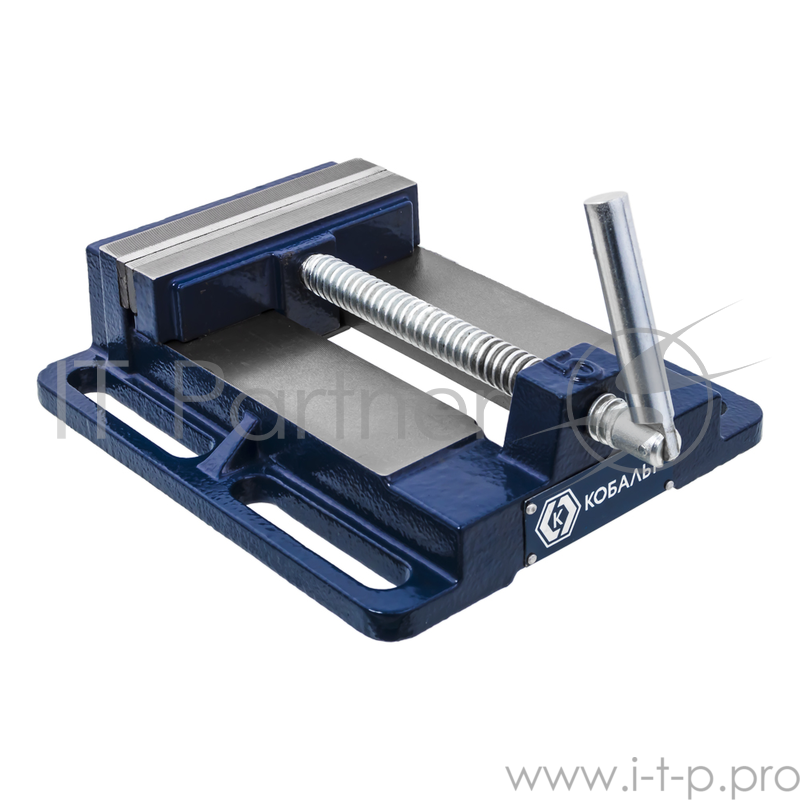 Тиски КОБАЛЬТ 246-050 станочные ширина губок 125мм захват 128мм 6.3кг коробка