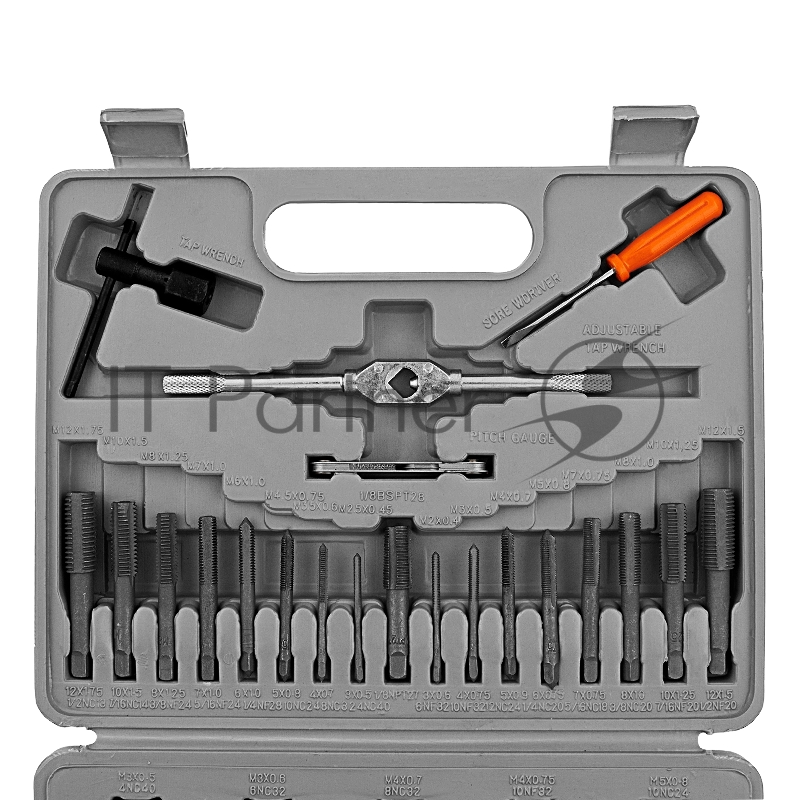Набор метчиков и плашек SPARTA 773155 м3-м12 40 предметов в пластиковом кейсе