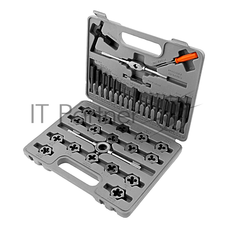 Набор метчиков и плашек SPARTA 773155 м3-м12 40 предметов в пластиковом кейсе